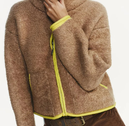 Veste Teddy Doublée – Confort Ultra Doux & Style Moderne