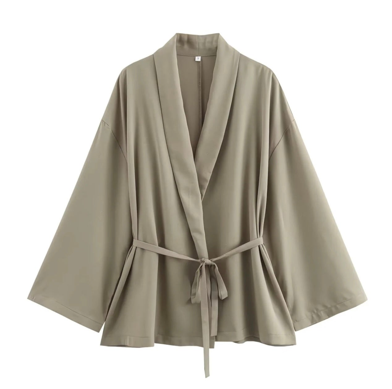 Ensemble Kimono Femme – Veste Ceinturée & Pantalon Large