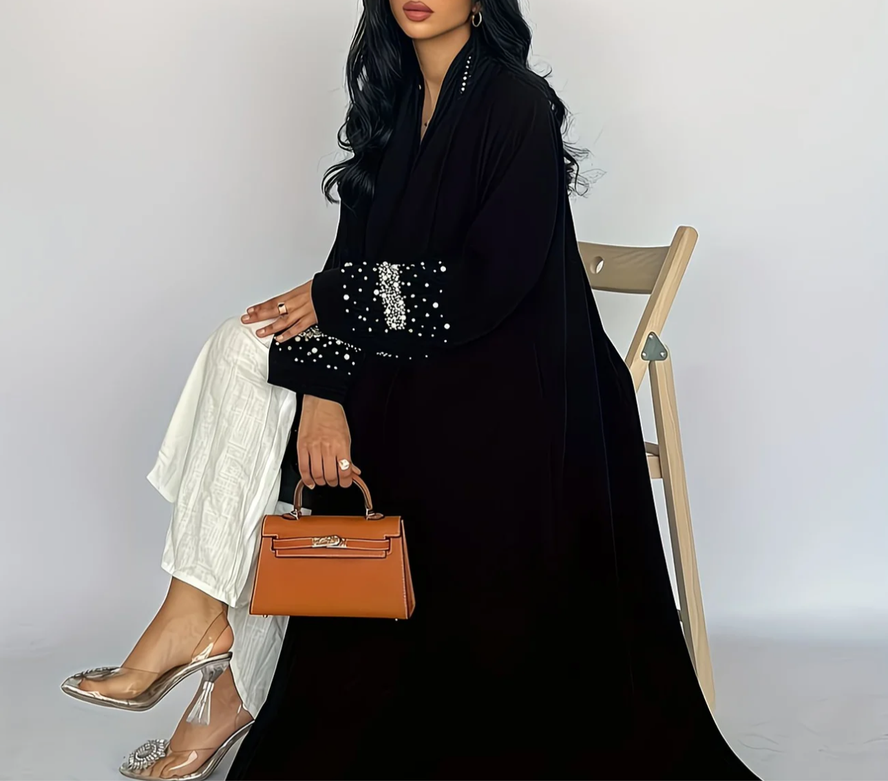 Abaya Perla — Élégance Intemporelle et Détails Précieux