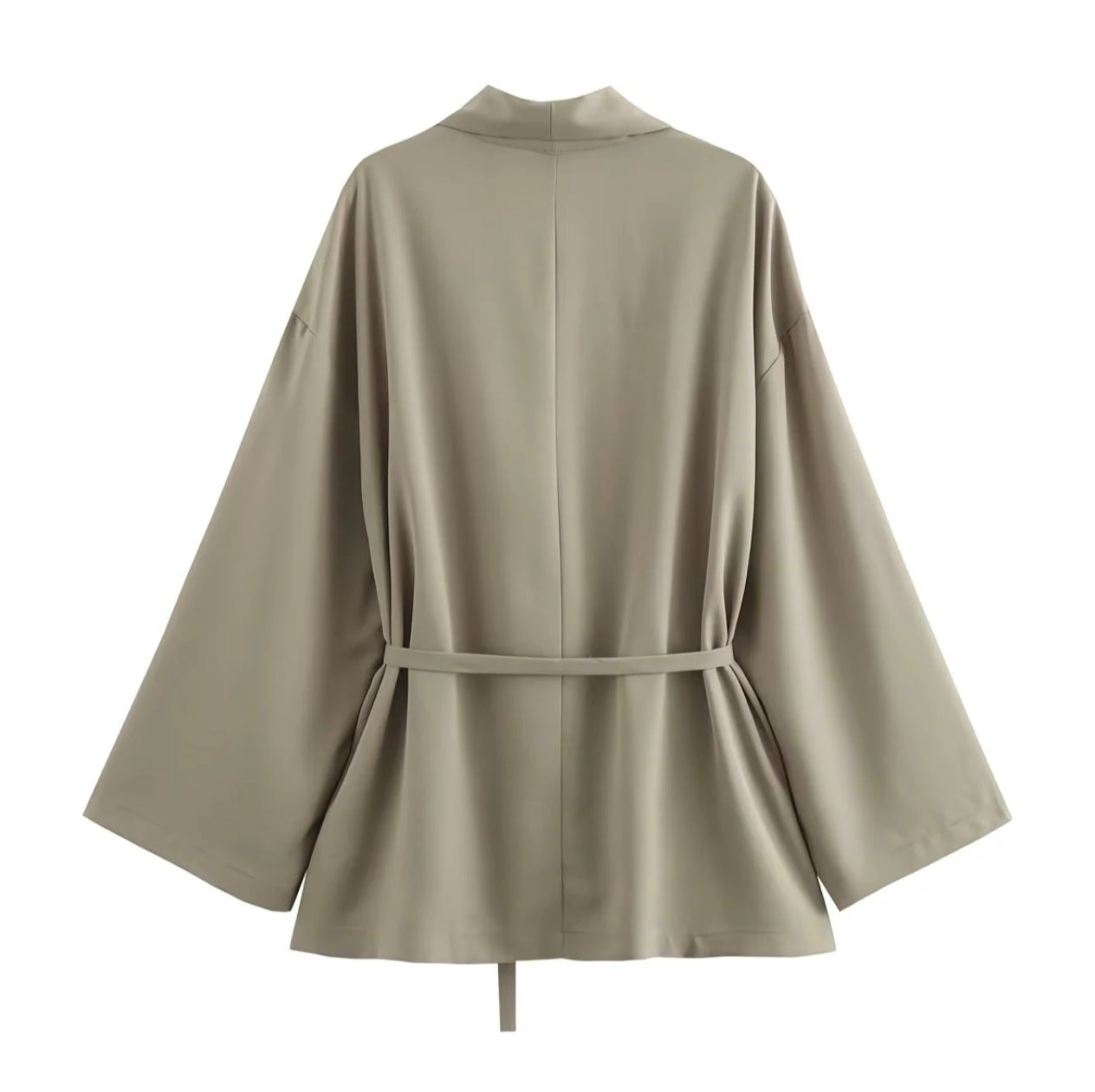 Ensemble Kimono Femme – Veste Ceinturée & Pantalon Large