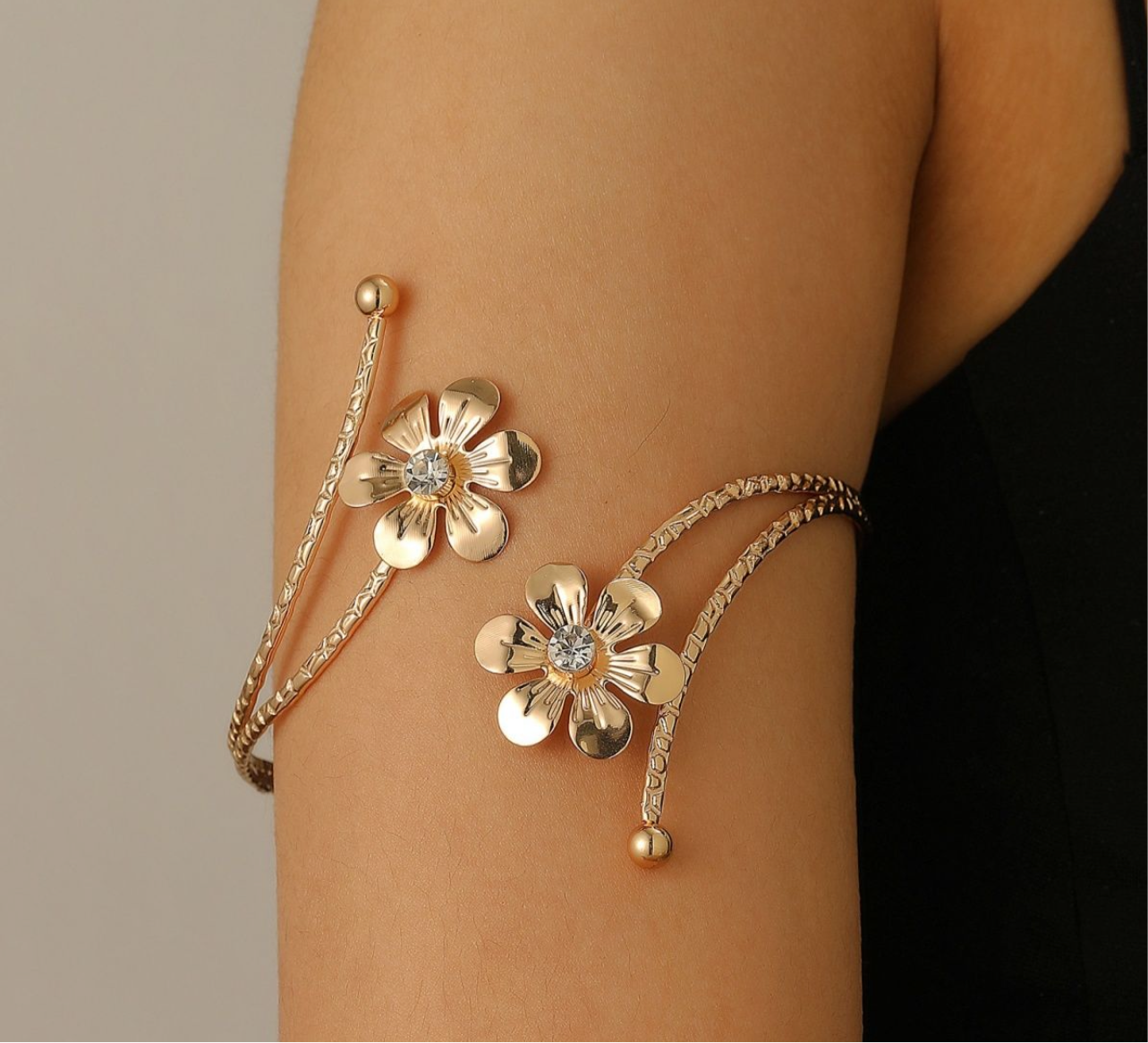 Bracelet de bras Velora Paris – Fleur Impériale