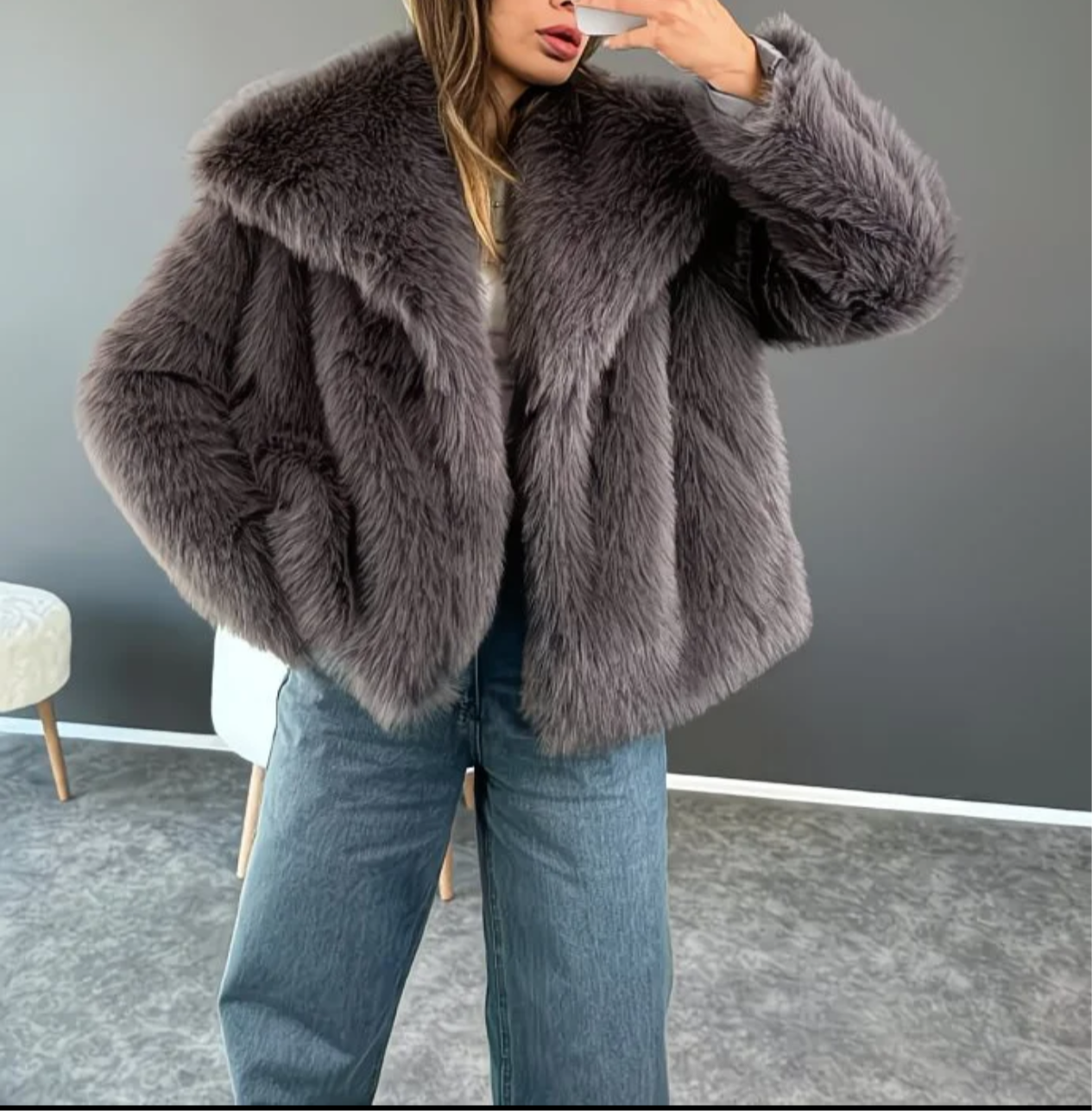 Manteau Velora Paris – Fourrure Élégance Hivernale