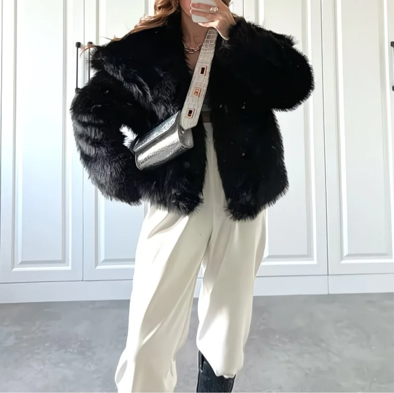 Manteau Velora Paris – Fourrure Élégance Hivernale