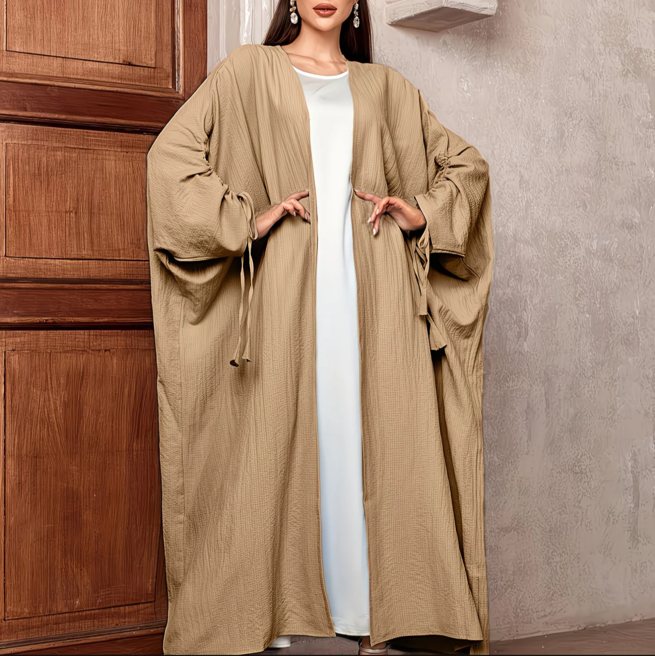 Abaya Dalia — Élégance Naturelle et Simplicité Authentique