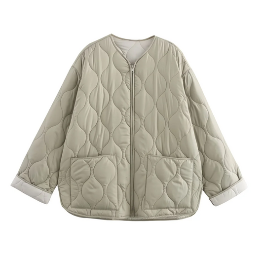 Veste Matelassée Oversize Minimaliste – Look Urbain & Confort Absolu