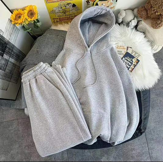 Ensemble molletonné minimaliste – Hoodie & Jogger Cozy Fit