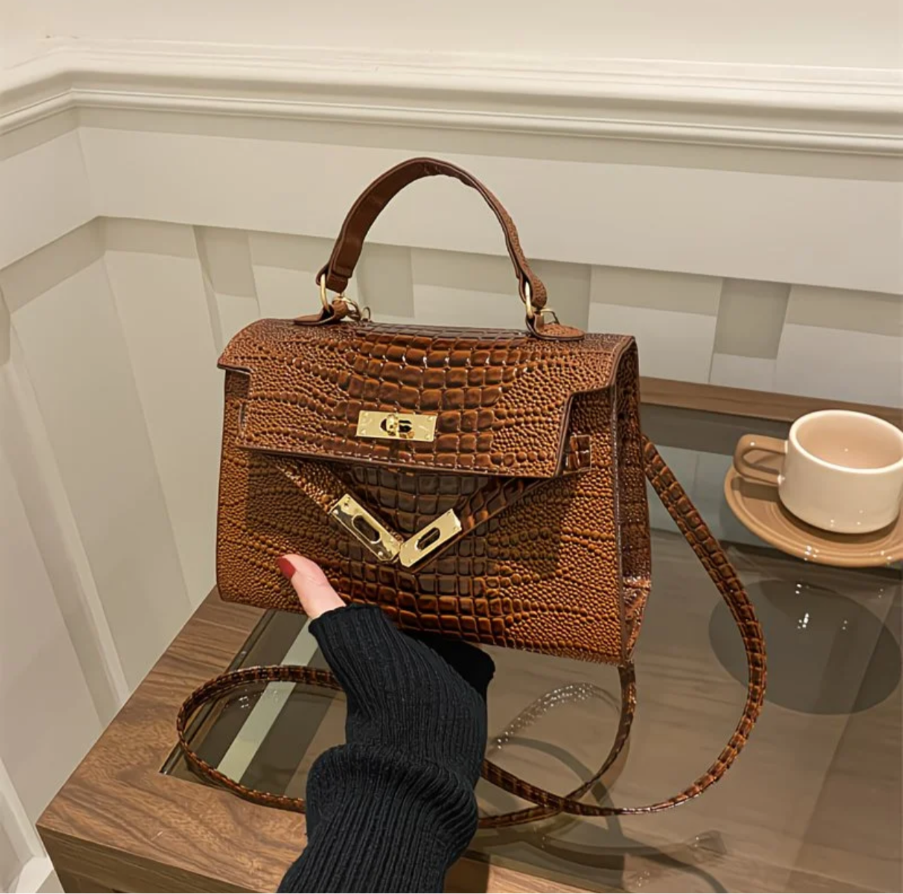 Sac à Main Texturé “Victoria”