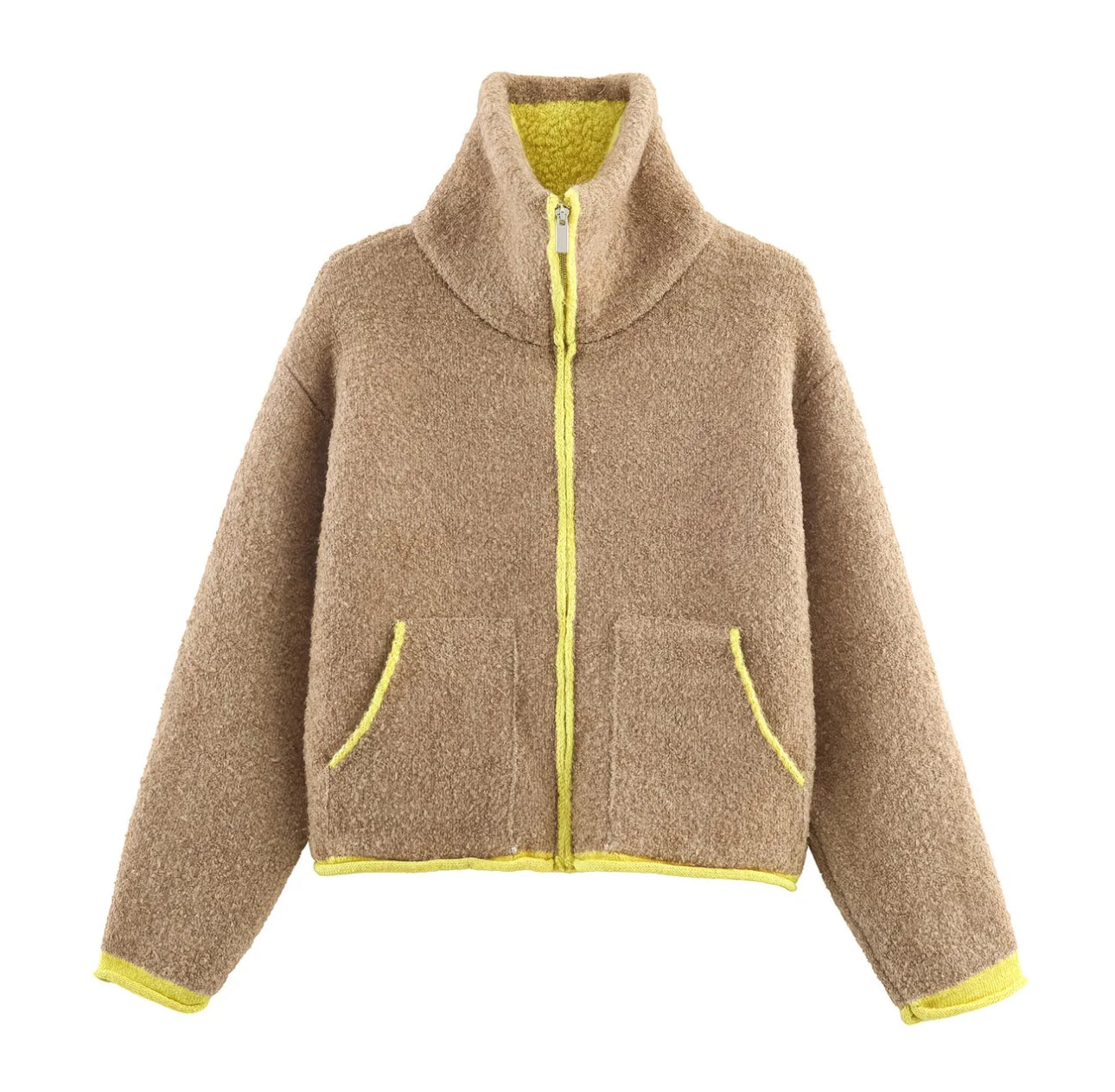 Veste Teddy Doublée – Confort Ultra Doux & Style Moderne