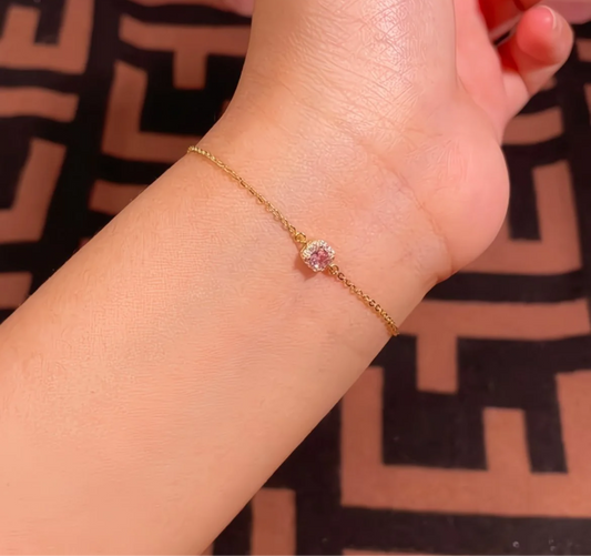 Bracelet “Éclat Rosé”