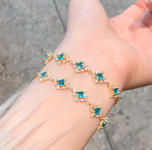 Bracelet Velora Paris – Éclat Azur