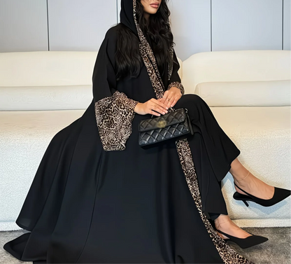 Abaya Léopard Prestige – Vérole Paris