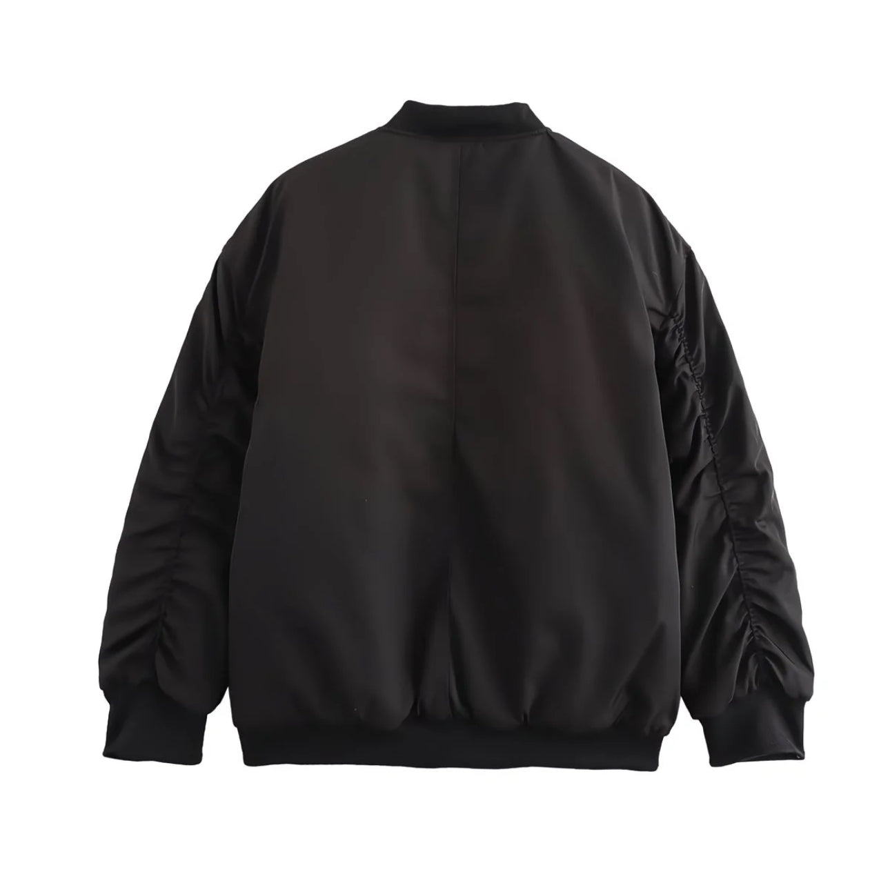 Blouson Bomber Noir Oversize