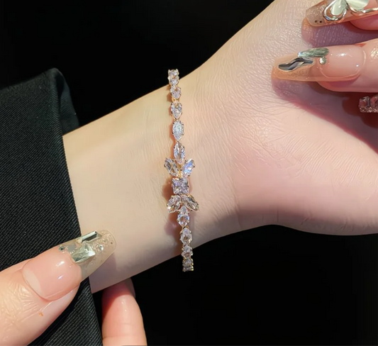 Bracelet Velora Paris – Papillon Cristal Doré